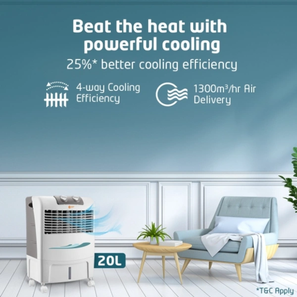 Orient Electric 20 L Room/Personal Air Cooler - 20 Litre